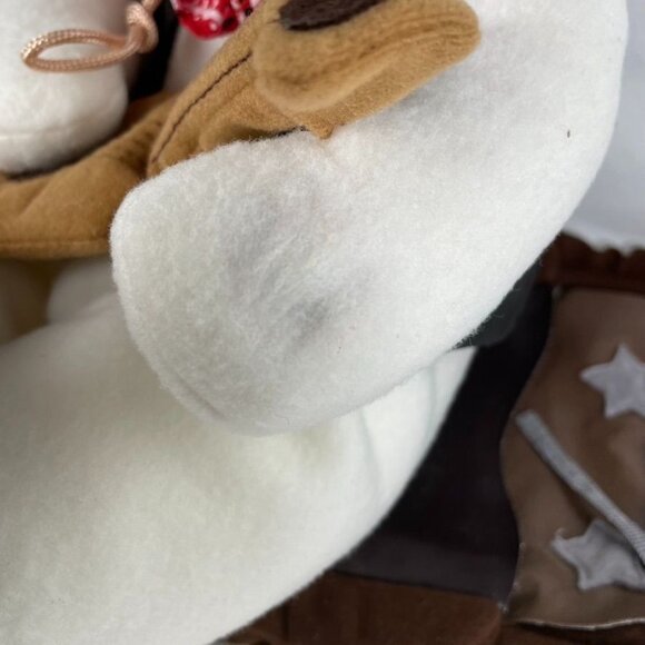 Cowboy Plush with Saddle Weighted to Sit on Mantel Western Decoration u 16 in u - Picture 13 of 16